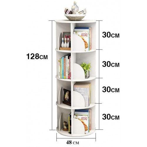 4 Tier 360° Rotating Stackable Shelves Bookshelf Organizer - Toytexx 4 Tier 360° Rotating Stackable Shelves Bookshelf Organizer - Toytexx